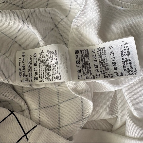 NIKE x Comme Des Garcons Black sz S Dri Fit White Tshirt Short Sleeve Japan - Picture 7 of 7